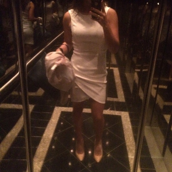 Blush Dresses & Skirts - White dress mini from a boutique